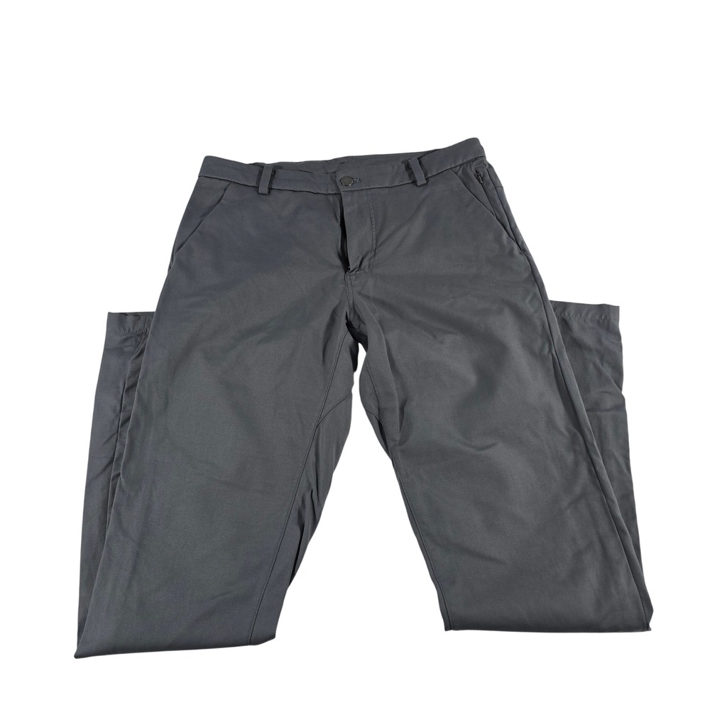 Lululemon Commission Pant Slim Grey Technical Chino Trousers 32 LM5414S